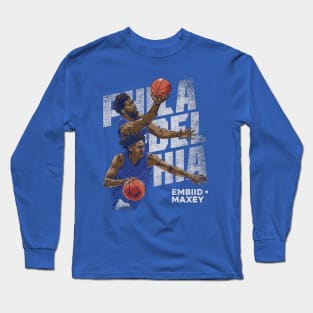 Joel & Tyrese Maxey Philadelphia Duo Long Sleeve T-Shirt